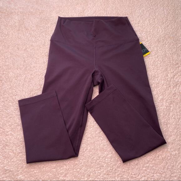 Nude Tech Dark Purple Capri Soft Leggings M - Picture 4 of 9